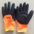 hot-selling safety winter warm gloves winter latex coated gloves with wrinkle